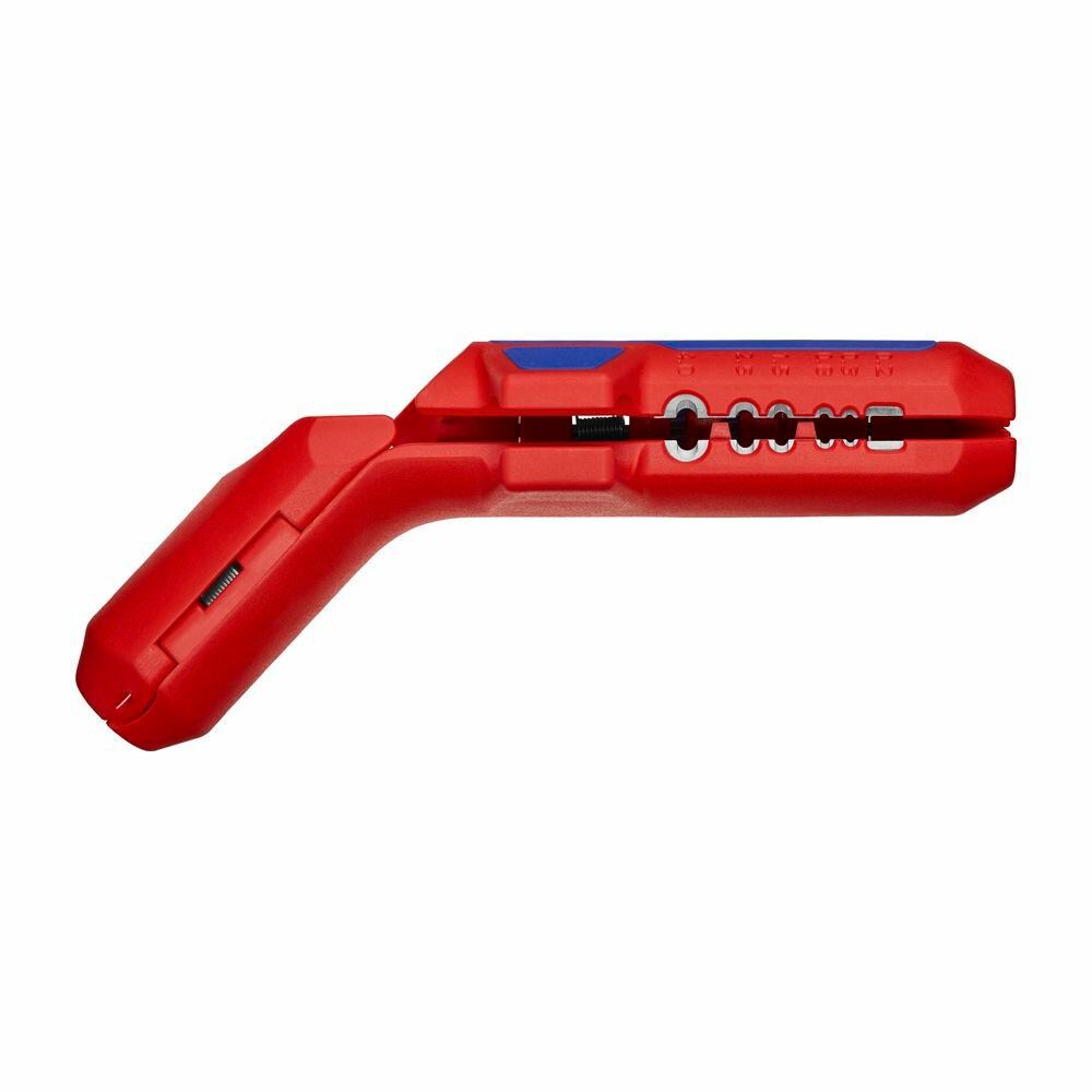 Стриппер KNIPEX ErgoStrip универсальный для левшей: для круглых проводов, 0.2-4 кв. мм, d8-13 мм, 135 мм, KN-169502SB — фото 1