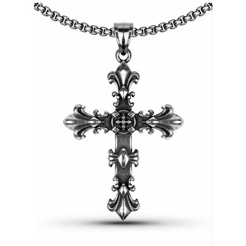Славянский оберег крестик серый серебристый черный 1160₽