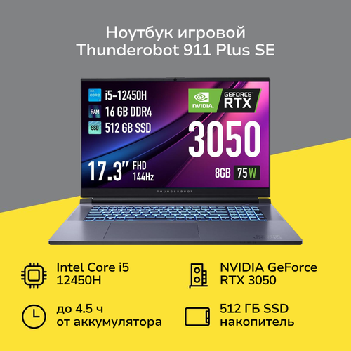Ноутбук игровой Thunderobot 911 Plus SE 89999₽