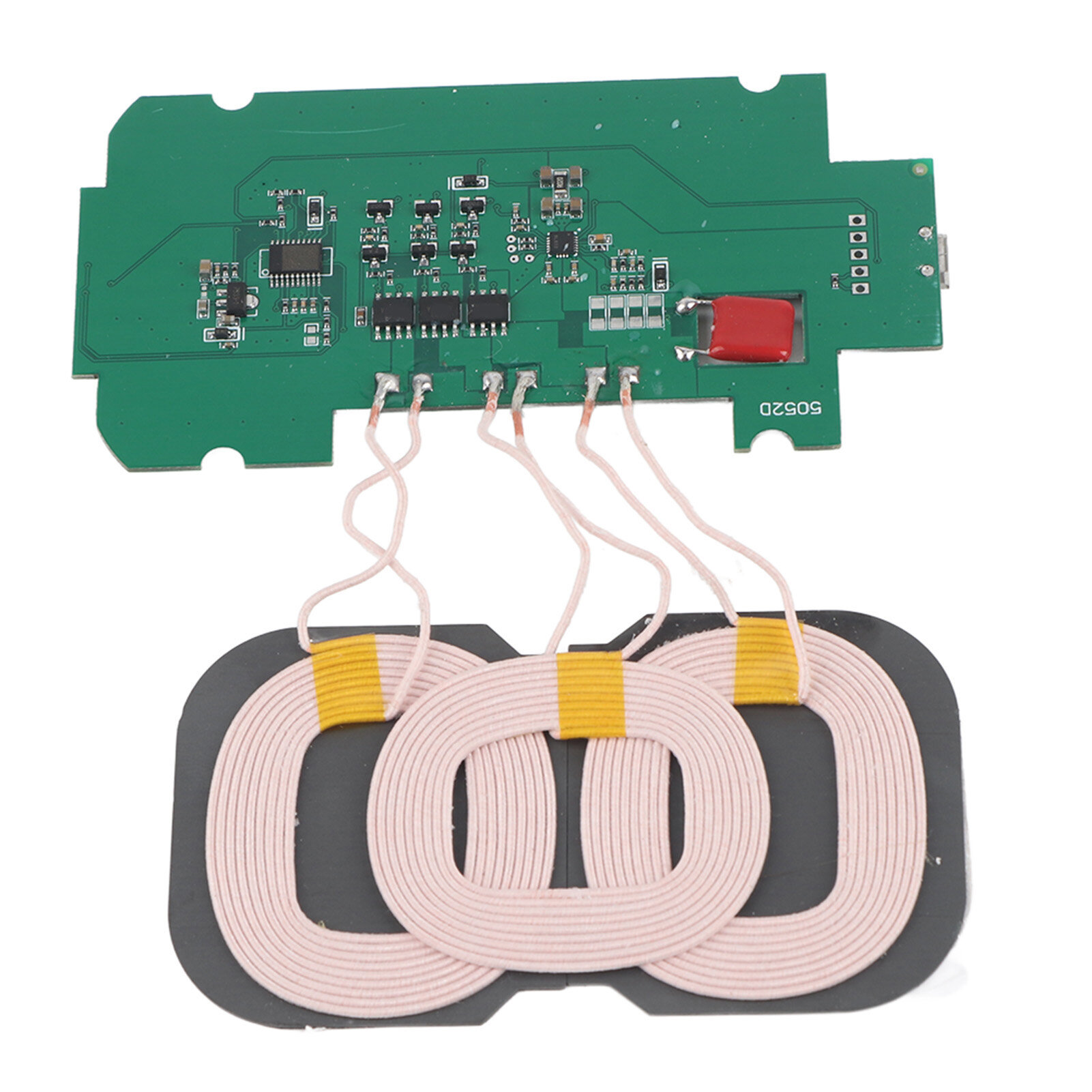 Universal Micro Interface Wireless Charger Transmitter Module, Wide Compatibility Diy Charger, for Charging Circuit All Qi Standard Phones