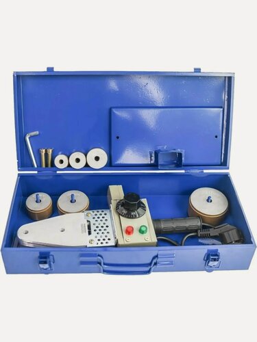 Изображение товара Аппарат для сварки пластиковых труб энергопром M40/6, синий