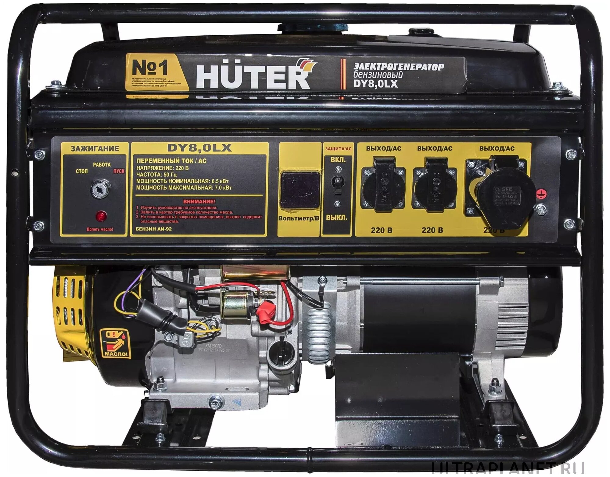 Бензиновый генератор Huter DY8.0LX
