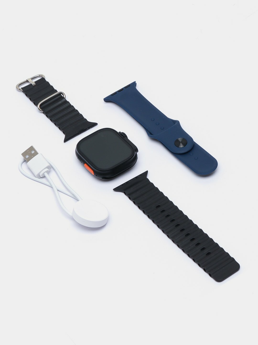 Умные часы Smart Watch 10 серии, для Android и iPhone+ ремешок в подарок, Белый — фото 1