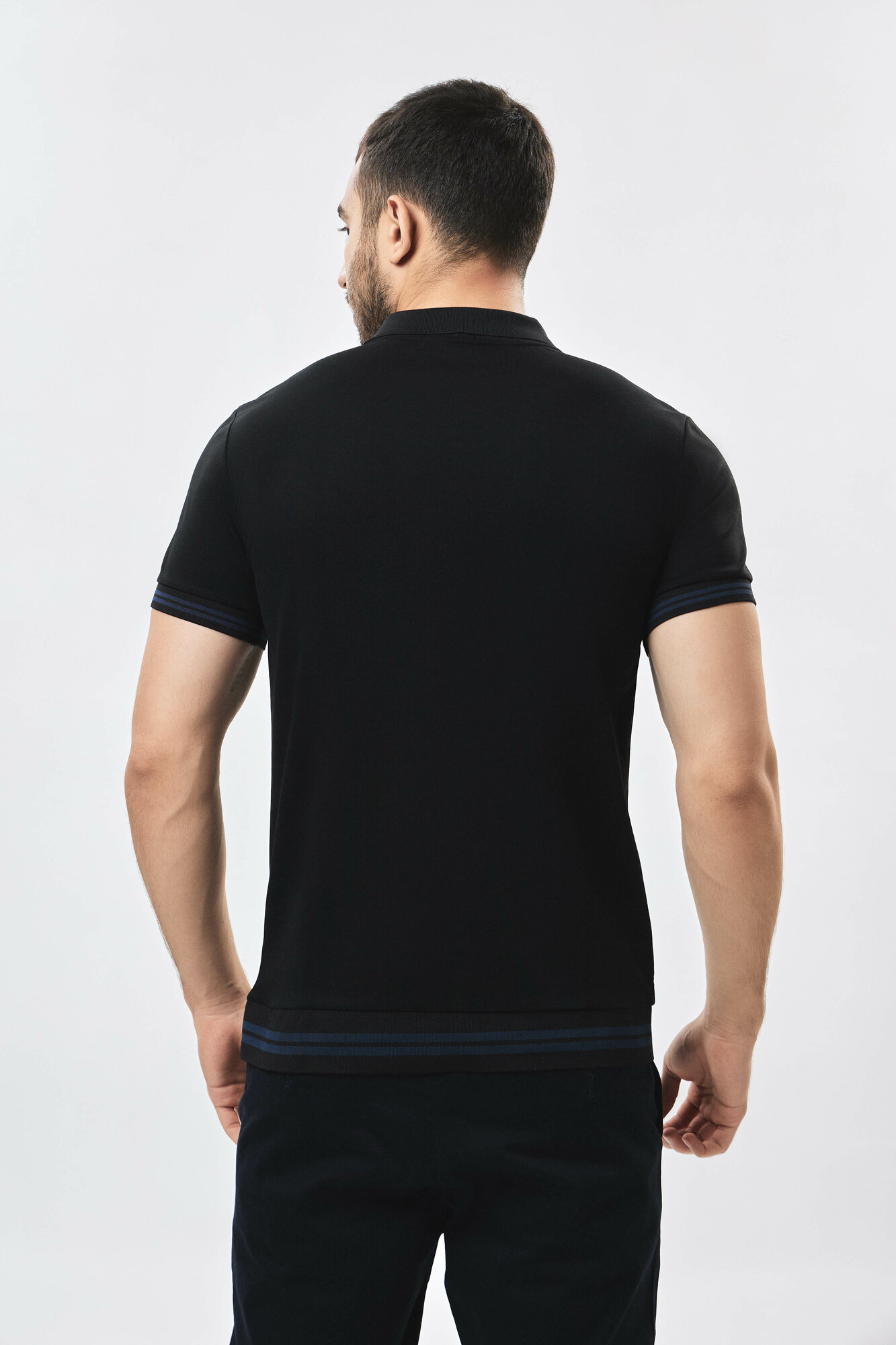 Поло спортивное TERRA PRO TERRA PRO, 1 шт., размер M, black — фото 1