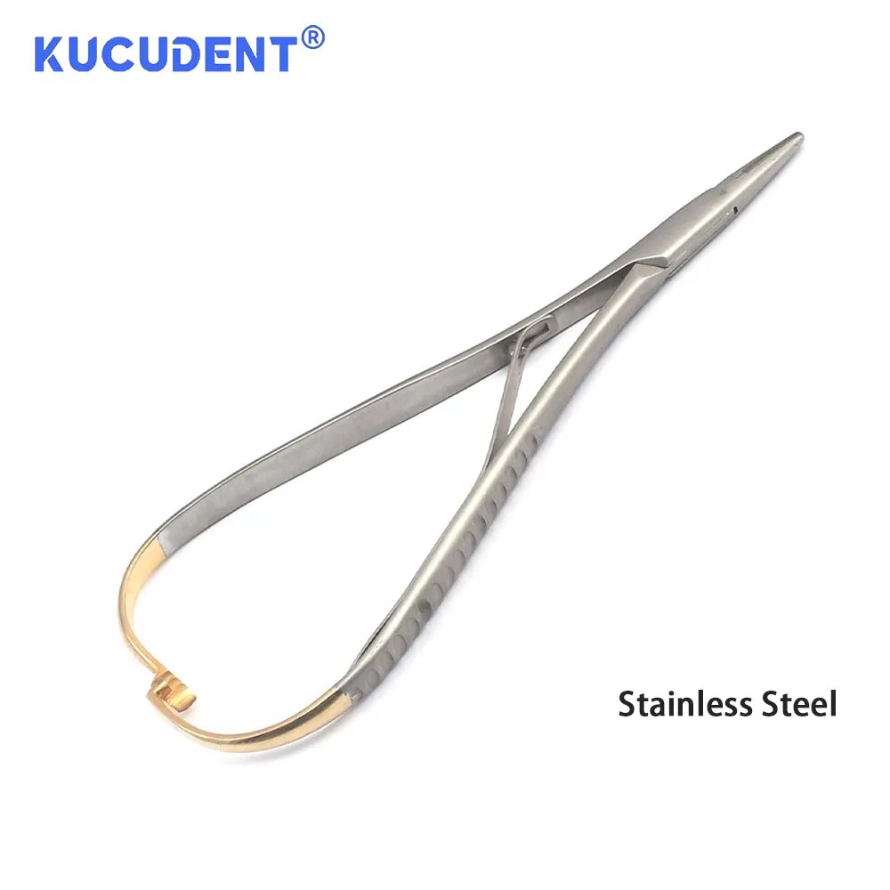 KUCUDENT стоматологический игольчатый держатель, пинцет, ортодонтическая лигатура, эластичные плоскогубцы, щипцы, стоматологический инструмент из нержавеющей стали, 1 Pc