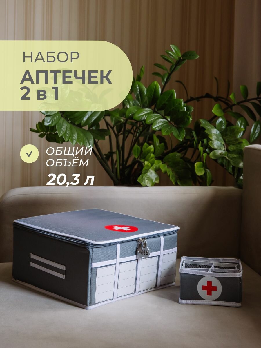 Набор аптечек для дома KIDS SAFE + мини