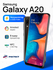 Смартфон Samsung Galaxy A20 3/32 ГБ, 2 SIM Ростест (EAC), черный