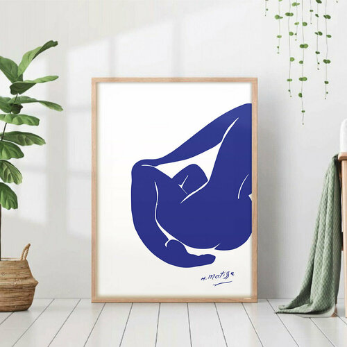 Постер "Женщина Матисс" 40x50 без рамки на стену для интерьера 28 Kartin