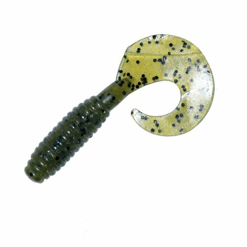 Силиконовая приманка RUBICON съедобная Power Bait TWISTER, 60 мм, цвет 001 (10 шт)