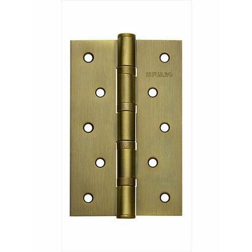 фото Комплект 10 шт. - петля дверная стальная универсальная fuaro 4bb 150x95x3 wab (мат. бронза)