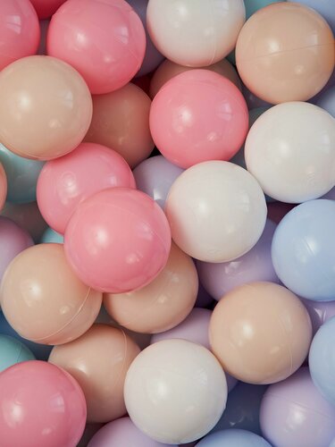 Изображение товара Шарики для сухого бассейна Unix Kids диаметр 7 см, мячики пластиковые детские, для манежей, 150 шт, 6 цветов