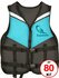 SupSafe спасательный жилет до 80 кг, 46-48 черный; бирюзовый