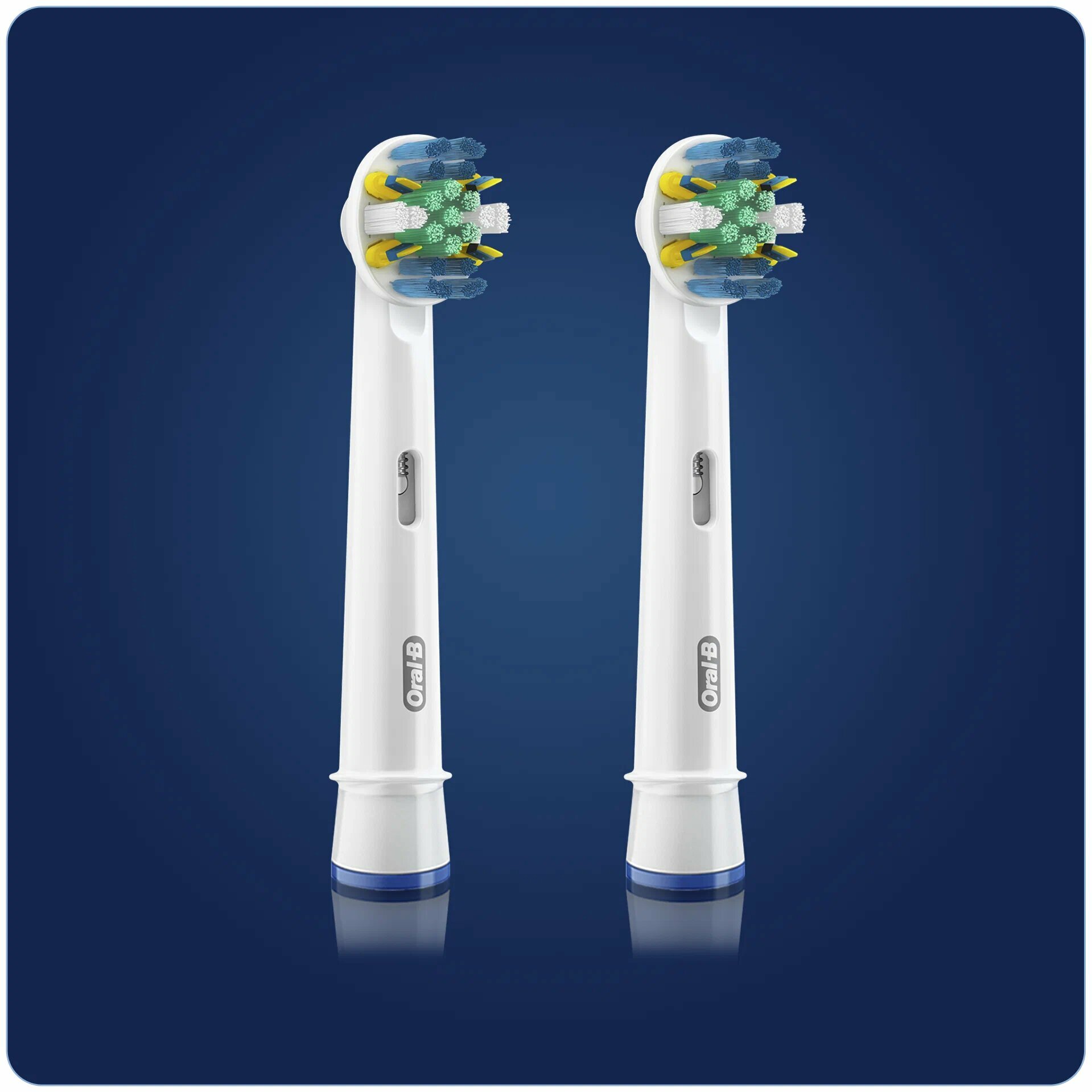 Набор насадок Oral-B Floss Action EB25 CleanMaximiser для ирригатора и электрической щетки, белый, 2 шт. — фото 1