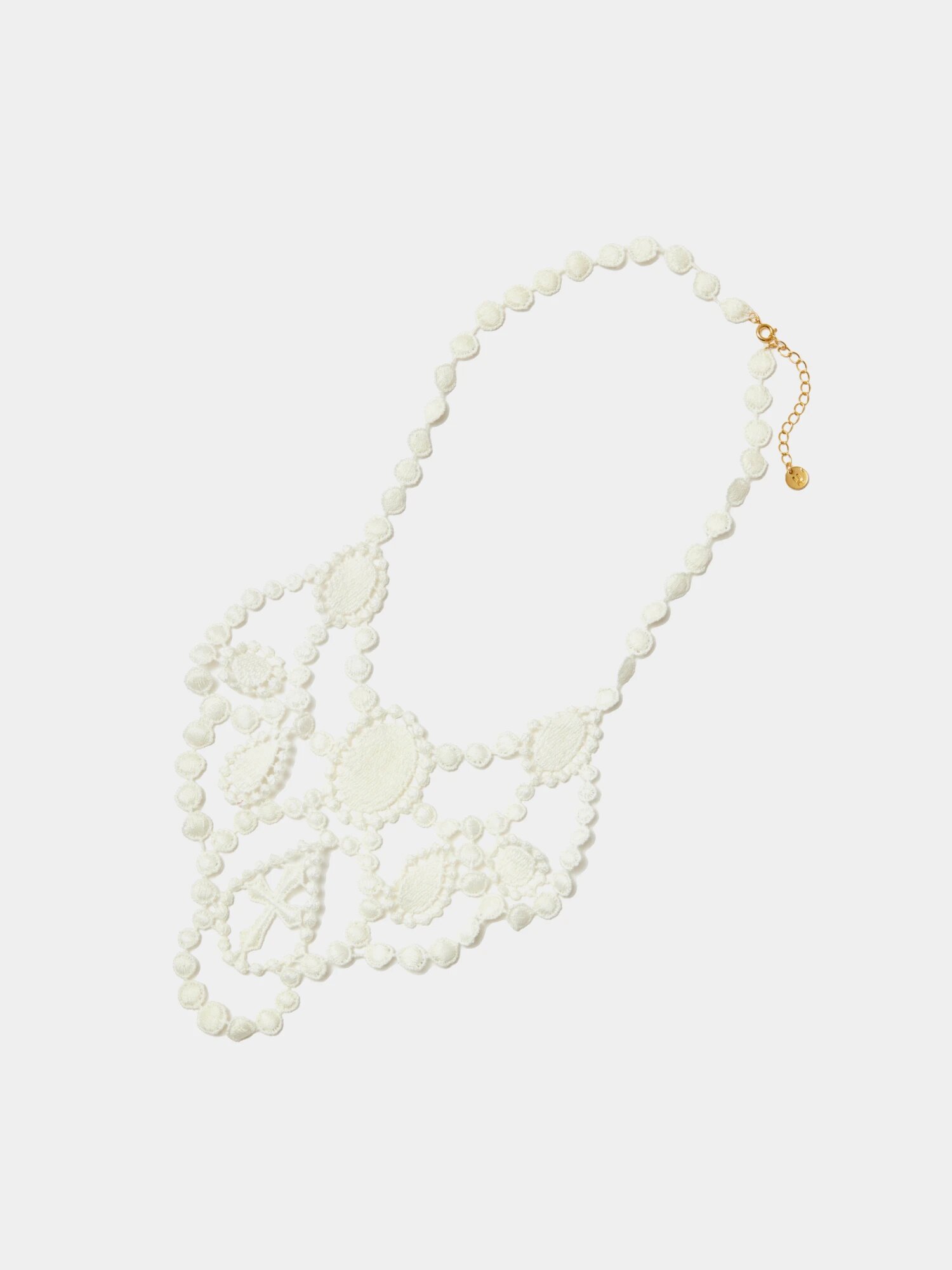Колье Undercover, длина 43 см, белый