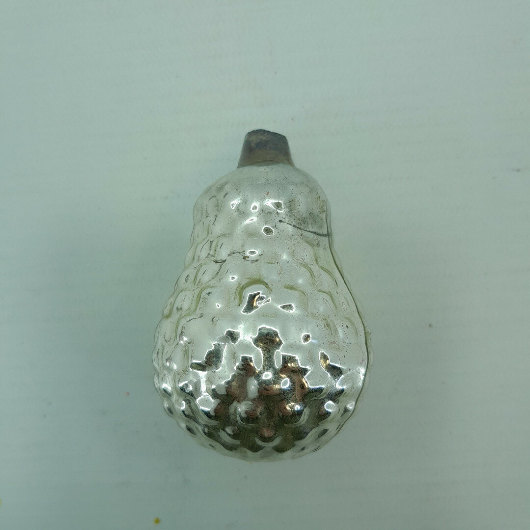 Ёлочная игрушка "Фрукт". СССР.