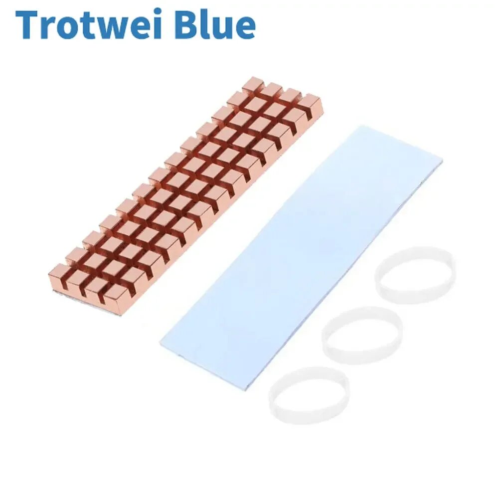 Радиатор SSD Trotwei Blue для ноутбука M.2 2280