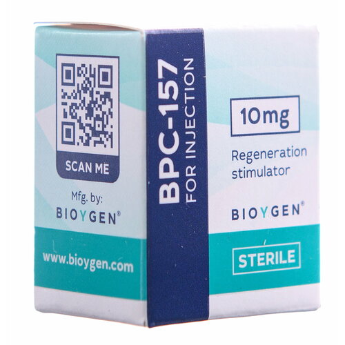 Косметическое средство пептид для ухода за кожей BPC-157 BioYgen 10 mg / БПС-157 Биоген 10 мг