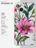 Чехол на iPhone 13 / Айфон 13 прозрачный с рисунком "Pink flower"