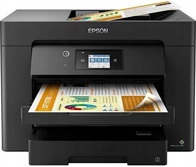 МФУ Epson WF-7830DTWF (струйное цветное P/S/C, A3, 1200x2400 dpi, 25 стр/мин, USB, Wi-Fi, NFC, Air)
