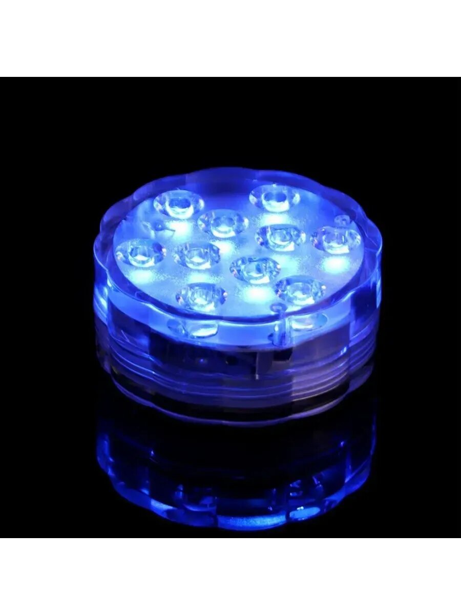 Подводный светильник LED RGB 3 Вт батарейный IP68