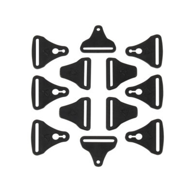 Застежка к наколенникам Leatt C-Frame Carbon Bucle Kit (Black, OS, 2025 (4015300330))