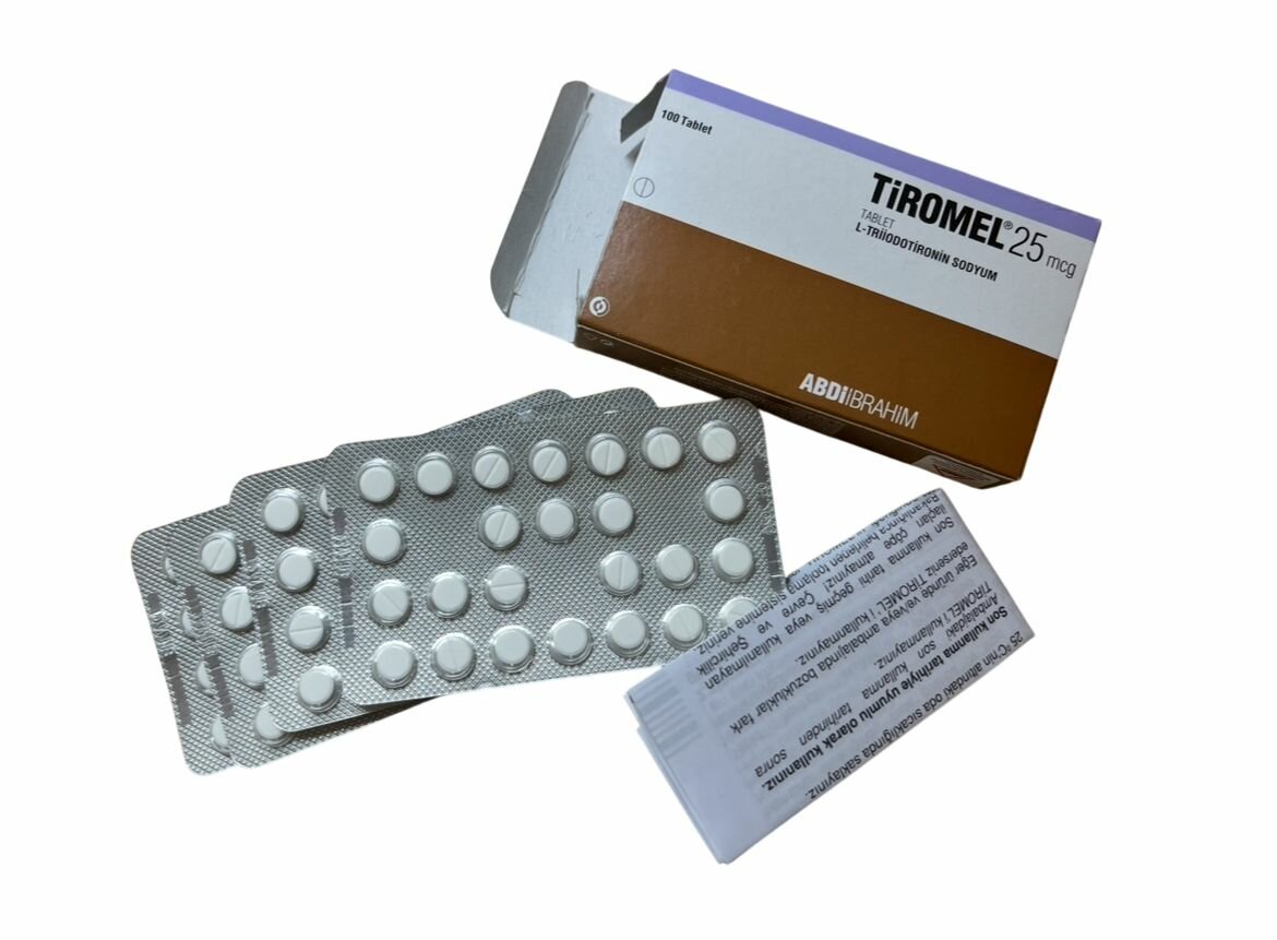 Препараты При Гипотиреозе Тиромель (Tiromel) 25мкг №100