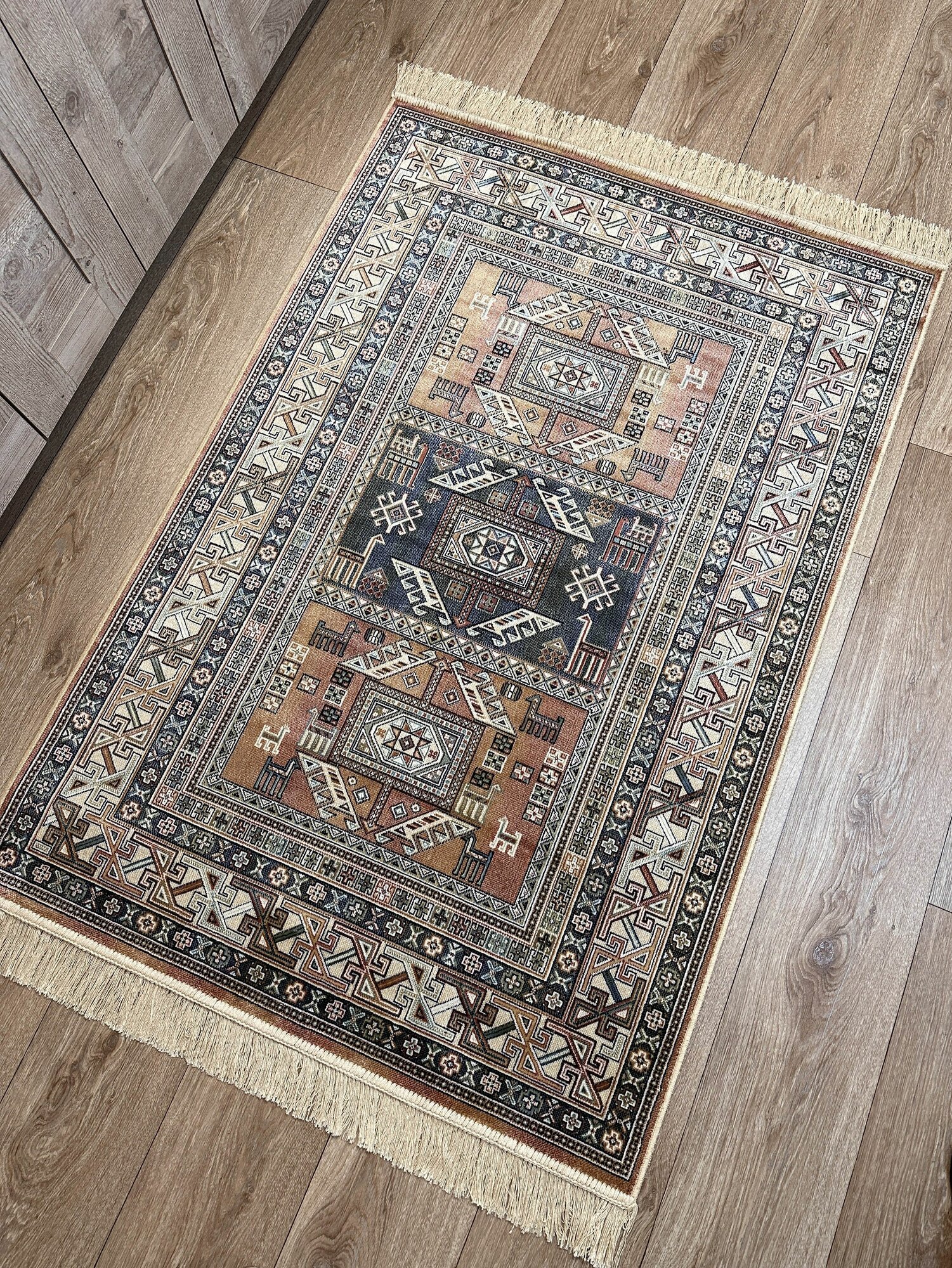 Ковры на пол для комнаты 095 на 14 м. Royal Palace - Ragolle в гостиную спальню. Вискоза / Хлопок. Тонкий (3мм)