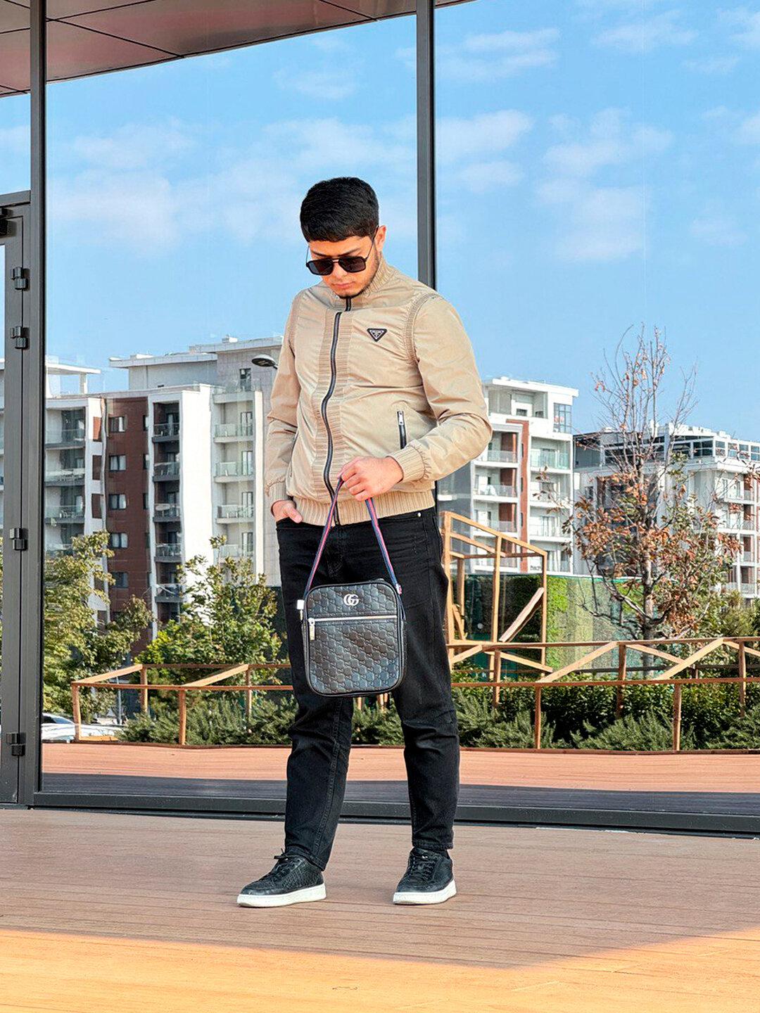 Сумка кросс-боди , темно-синий — фото 1