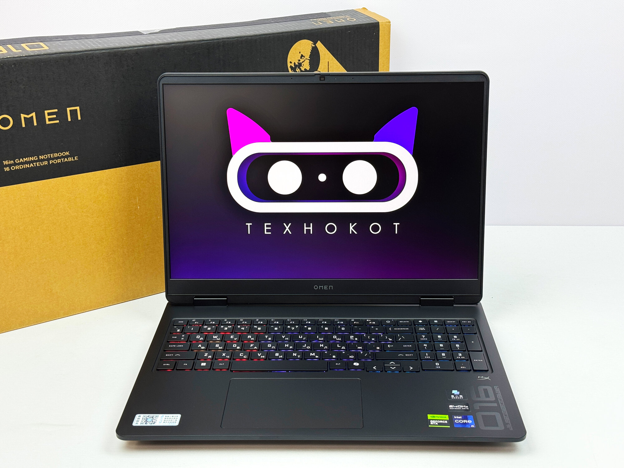 Игровой ноутбук HP Omen 16 intel core i9-14900HX, RTX 5070 8GB, DDR5 32 GB, SSD 1 TB, русская раскладка, черный — фото 1
