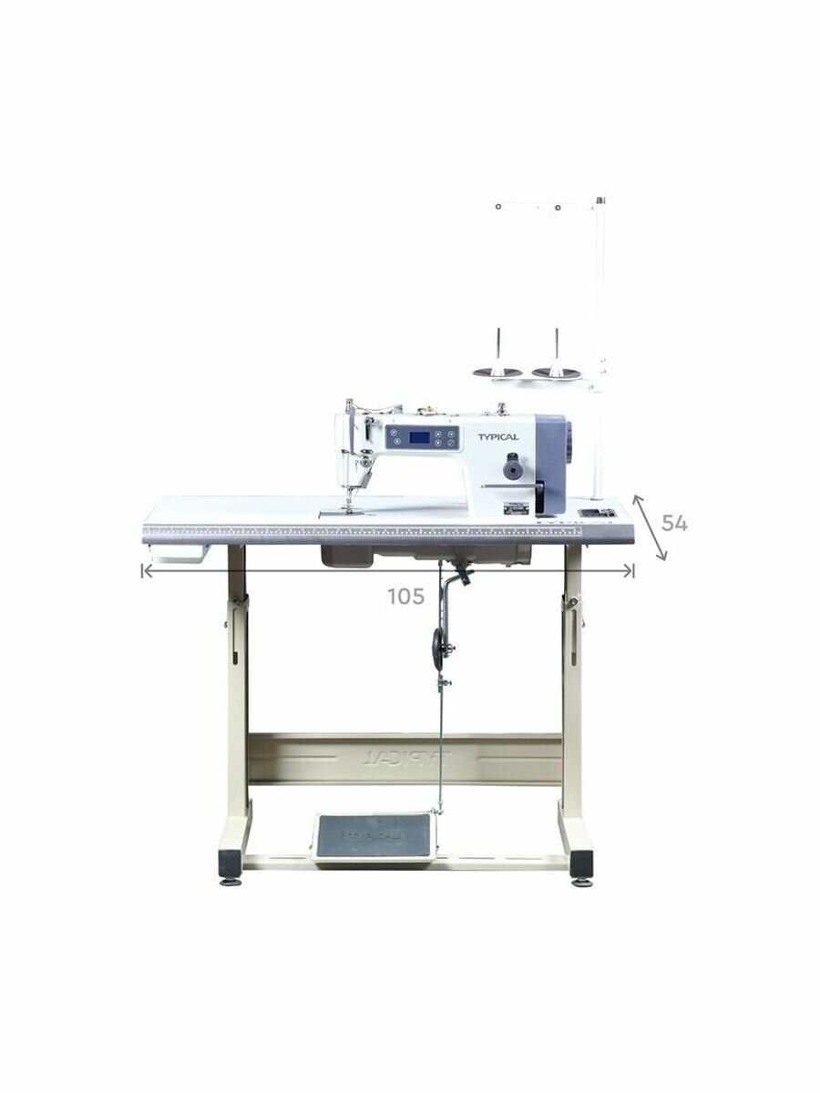 GC6158HD(с укороч. столом) Промышленная швейная машина "Typical" (комплект: голова+стол 105*54)