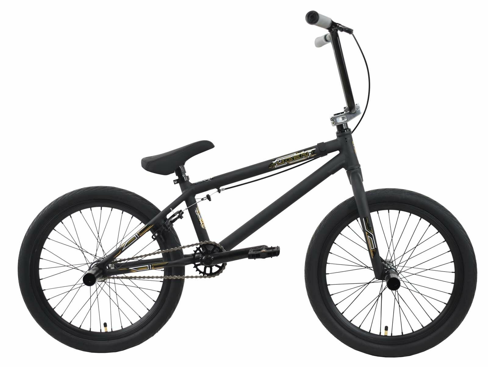 Велосипед BMX Tech Team UGen черный 20"х20" 2025