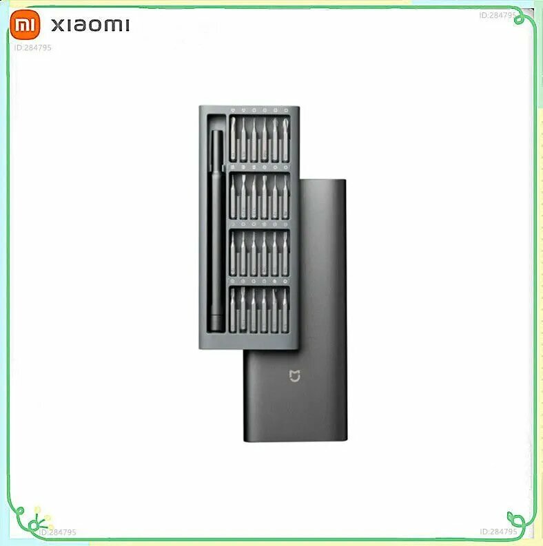Фотографии Набор отверток Xiaomi Mijia DZN4020CN 24в1, серый, 25 предметов