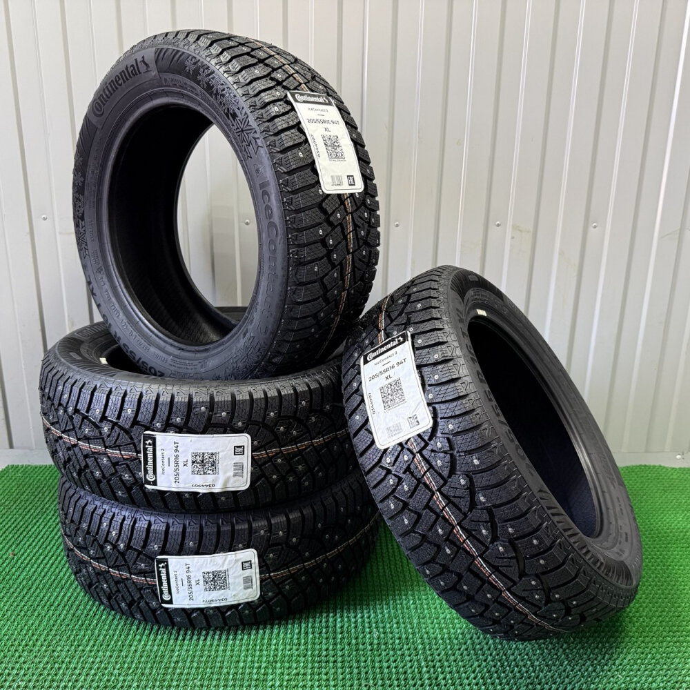 Зимние шипованные шины Continental IceContact 2 215/65 R16 102T XL