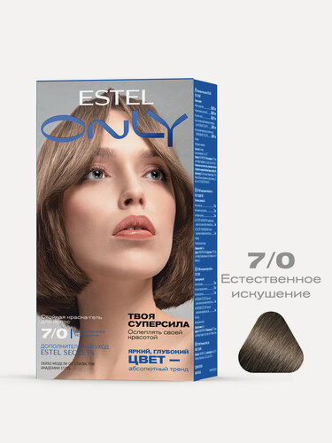 Изображение товара Набор для окрашивания волос ESTEL Only краска 7.0 русый и оксид 6%