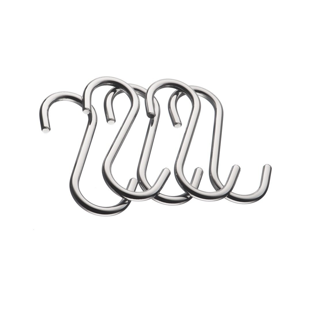 Крючок малый на рейлинг (комплект 5шт.) хром