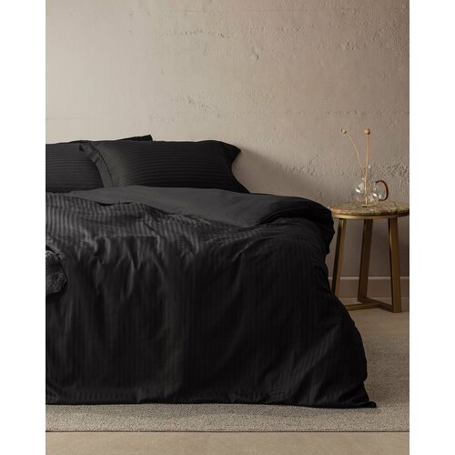 Постельное белье MADAME COCO 2 спальное евро хлопок 100 черное 15000₽