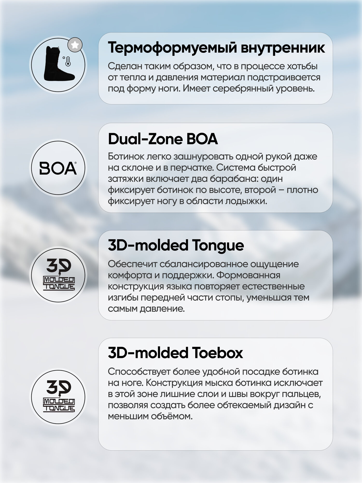 Ботинки сноубордические NIDECKER ALTAI (24 / 25) Black, 9 US — фото 1