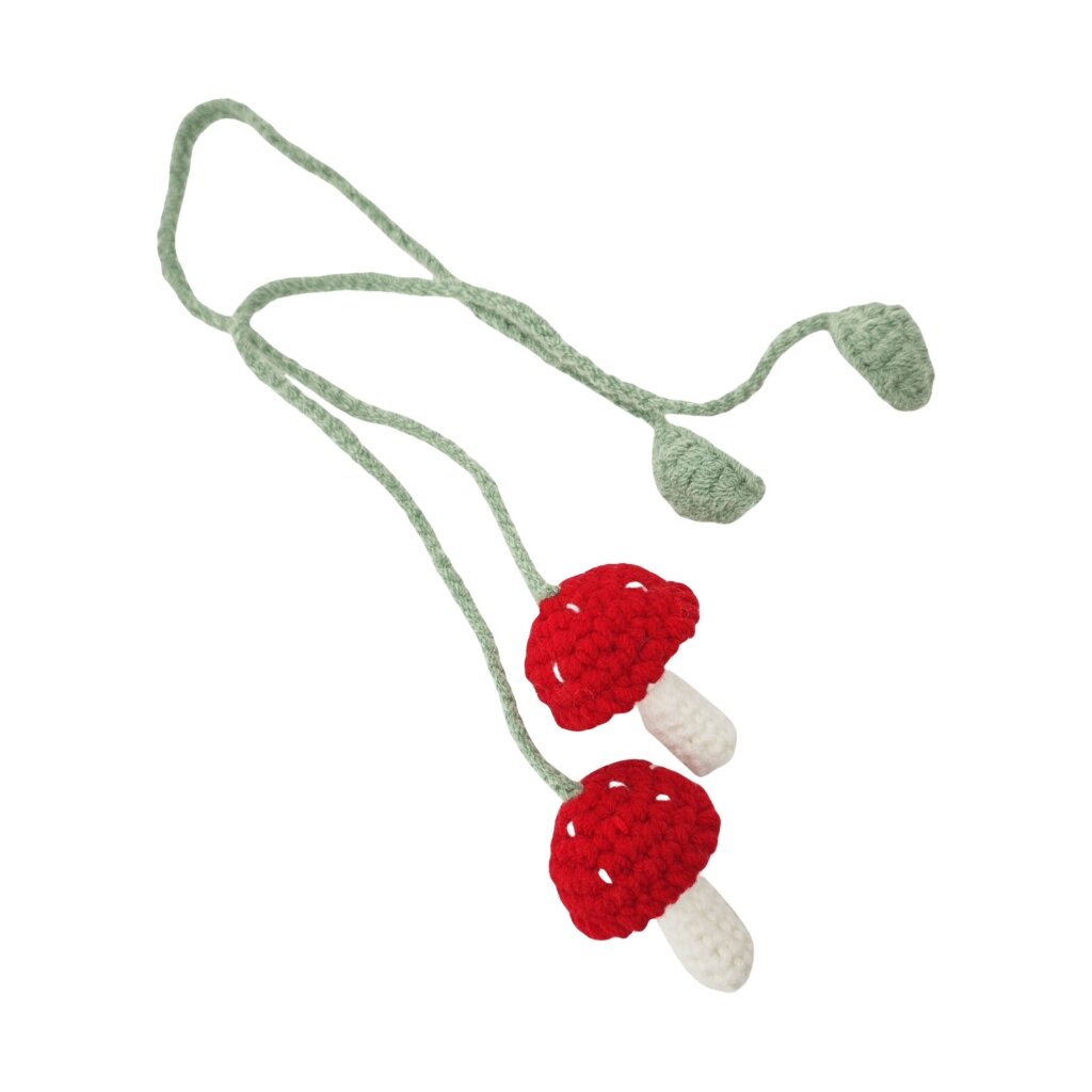 2шт Ручной Работы Подсолнух/Гриб Автомобильные Аксессуары Подвески С Подсолнухом Украшения для Автомобильного Зеркала Подвесное Украшение