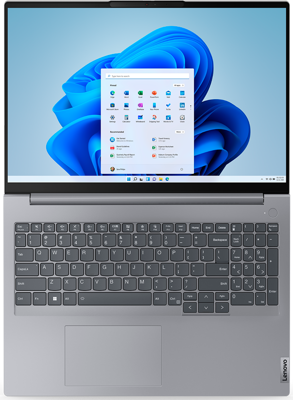 Ноутбук Lenovo ThinkBook 16 G6 IRL 21KH001ERU (16", Core i5 1335U, 16Gb/ SSD 512Gb, UHD Graphics) Серый - фото №18