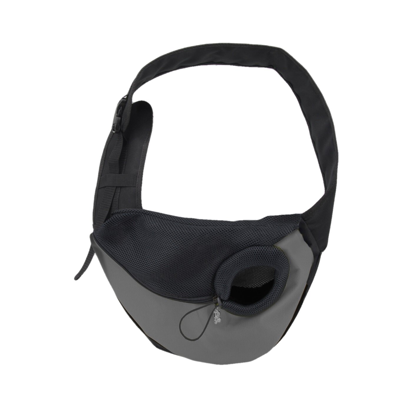 Слинг для животных Melenni Эконом M серый/черная сетка 45Х32Х15 см; Вес: 330 гр.