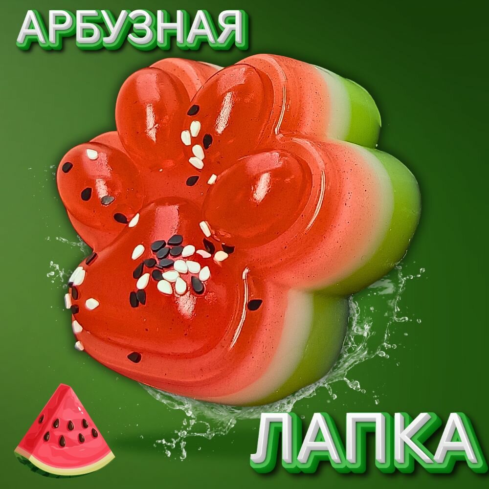 Сквиш Лапка кошачья Арбуз , таполапка
