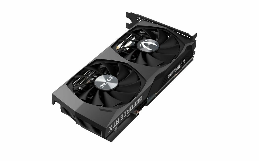 Видеокарта Zotac, RTX 3060, Twin Edge OC, LHR, 12ГБ — фото 1