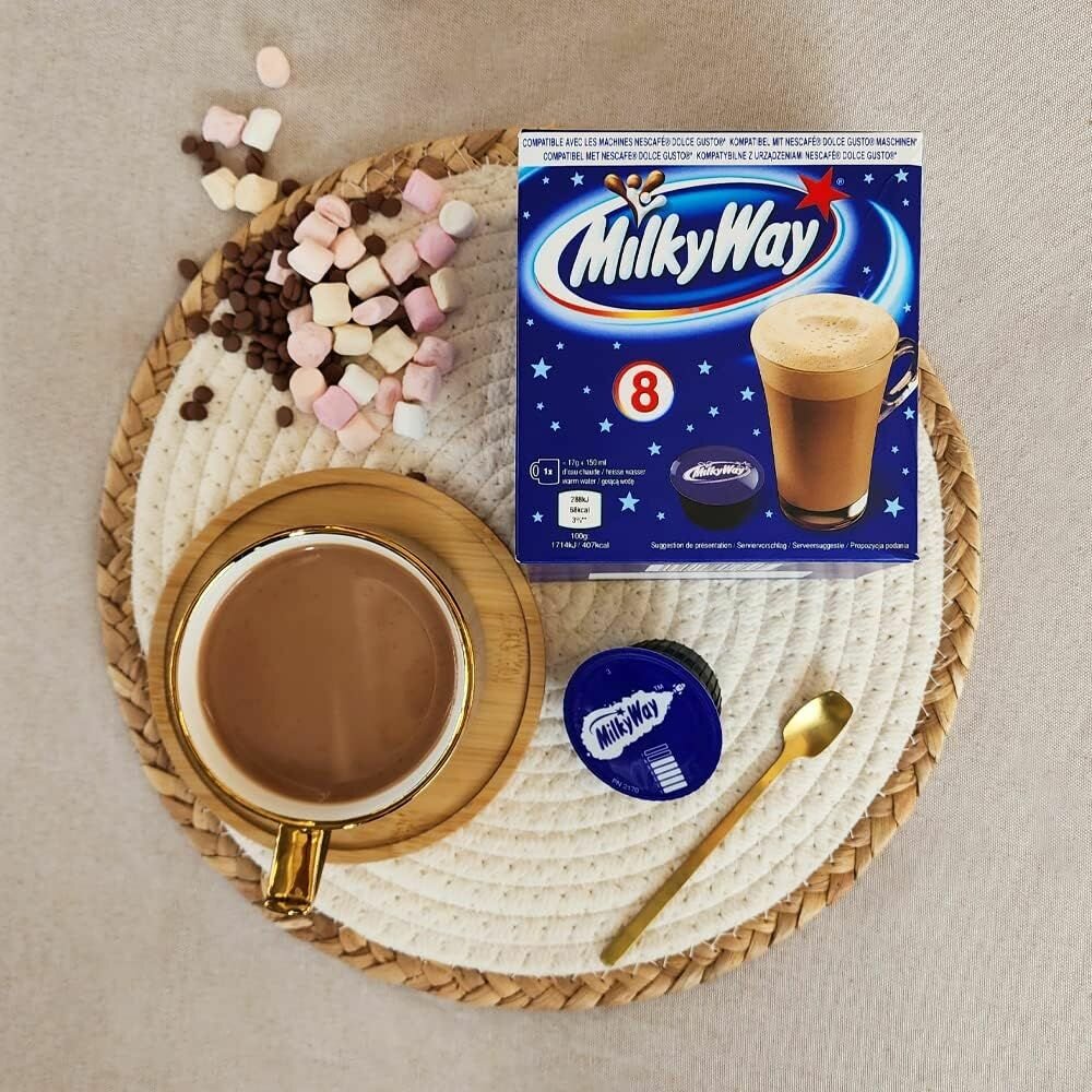 Горячий шоколад в капсулах Dolce Gusto Milky Way Chocolate, 8 шт 120 г — фото 1