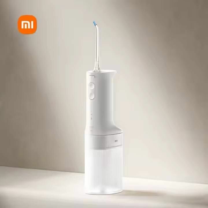 Картинки Ирригатор Xiaomi Mijia MEО705, импульсный, аккумулятор, 3 режима, 2 насадки