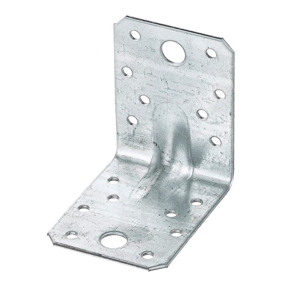 Уголок монтажный роскреп 55x90x55x1.8 мм сталь оцинкованный усиленный