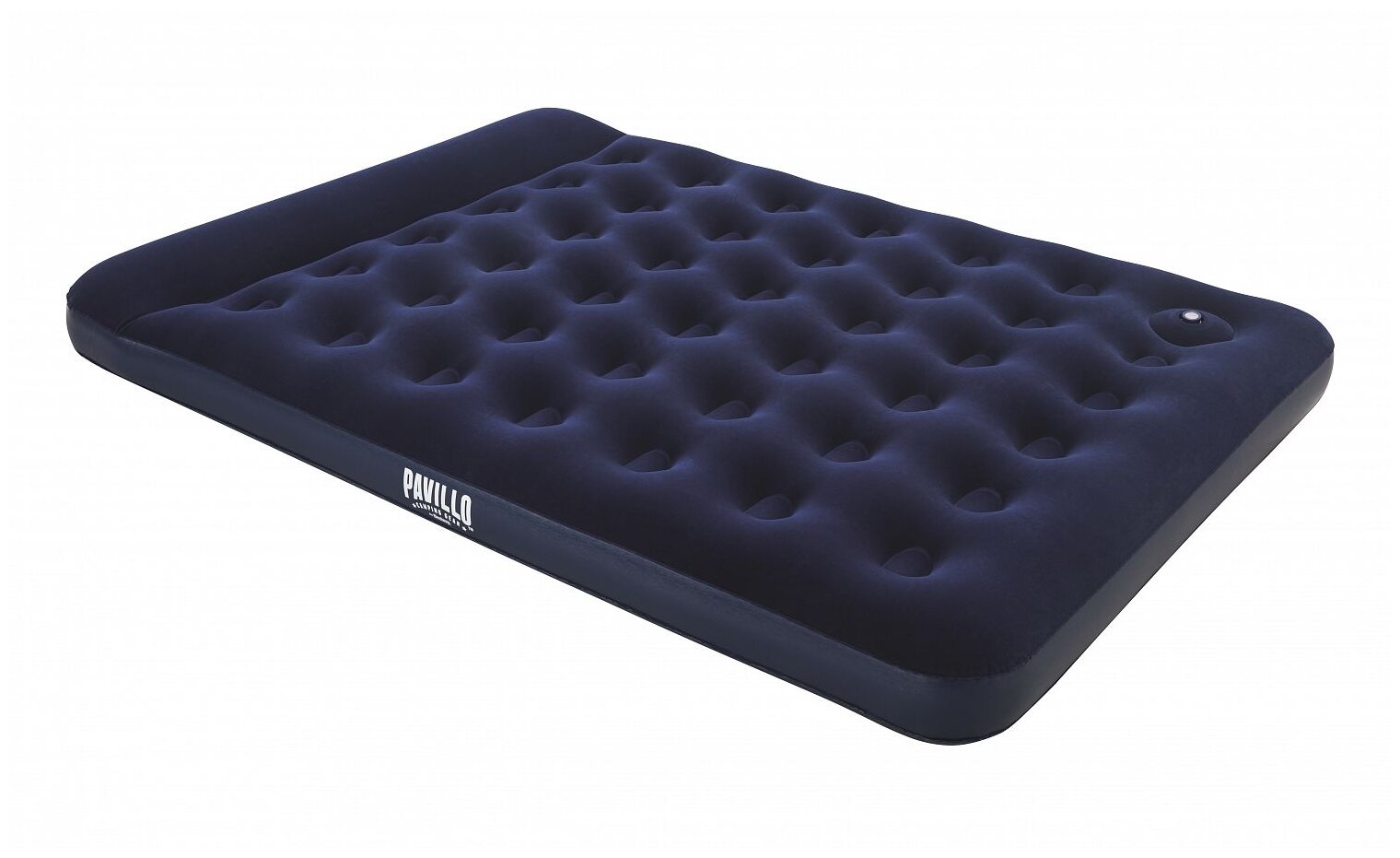 Надувной матрас Bestway Easy Inflate Flocked Air Bed (Queen) 67226 203х152 см темно-синий