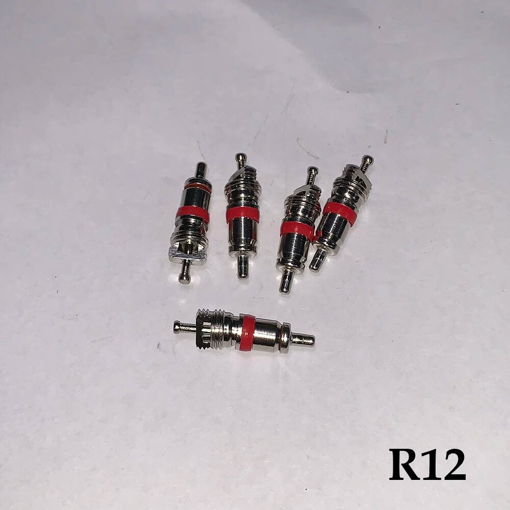 Сердечник клапана AC R134A, ниппель для кондиционера R-134A, золотник для ниппелей автокондиционеров, штифт кондиционера авто, R12 - 5 PCS