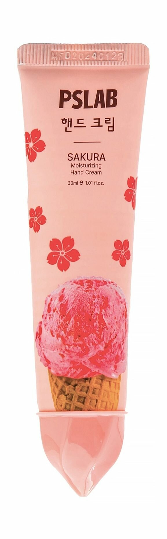 PS.LAB Крем для рук смягчающий с экстрактом цветков вишни 30 мл