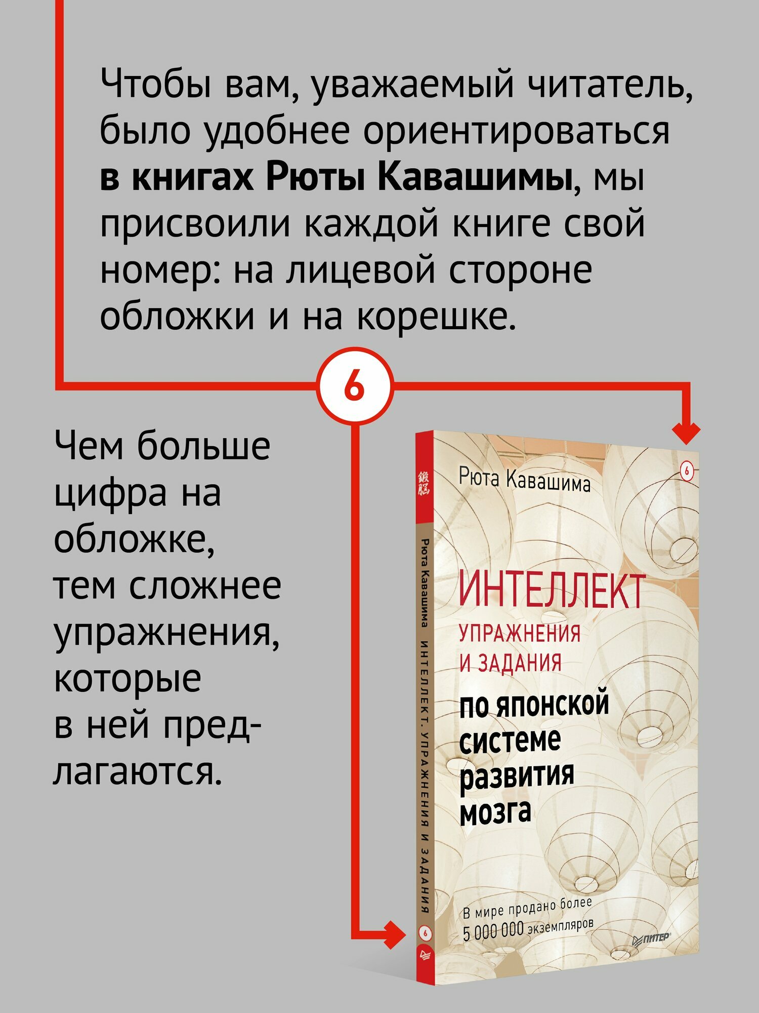 Интеллект. Упражнения и задания по японской системе развития мозга / книги для мозга / психология — фото 1