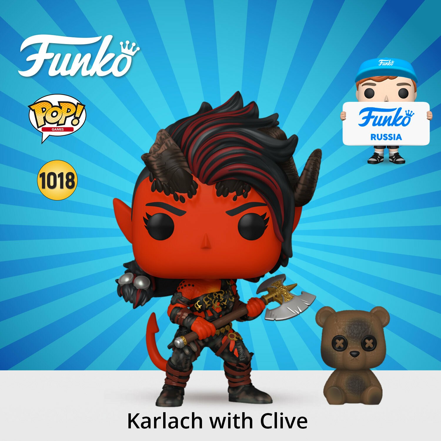 Фигурка Funko POP! Games Baldur's Gate Karlach with Clive (1018) 84957
